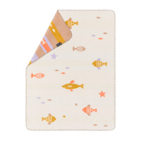 Off White School of Fish Mila Bassinet Blanket