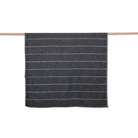 GREY STRIPES STRUCTURED LUCA THROW