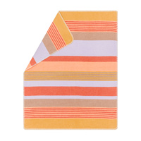 Gold Multicolour Stripes Juwel Bassinet Blanket