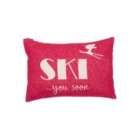 RED SKI YOU SOON SILVRETTA CUSHION 40 X 60 CM