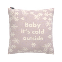 Lavender Baby Its Cold Outside Cushion 50 x 50 cm