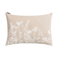 Beige Floral Silhouettes Porto Cushion 40 x 60 cm