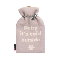 Lavender Baby Its Cold Outside Hot Water Bottle & Cover