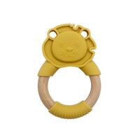 MUSTARD LION TEETHER