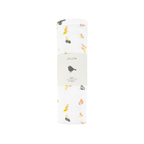 BERRIES & BUTTERFLIES ORGANIC COTTON WRAP