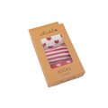 Red Stripe, Spots and Hearts Socks - 3 Pack