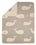 Grey Whales Allover Maja Bassinet Blanket