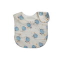 Blue Hot Air Balloon Muslin Bib