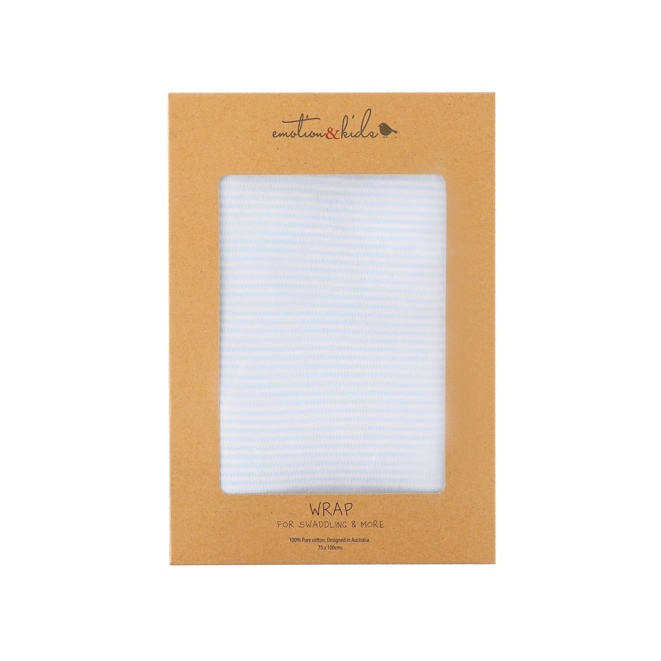 Pale Blue Fine Stripe Wrap