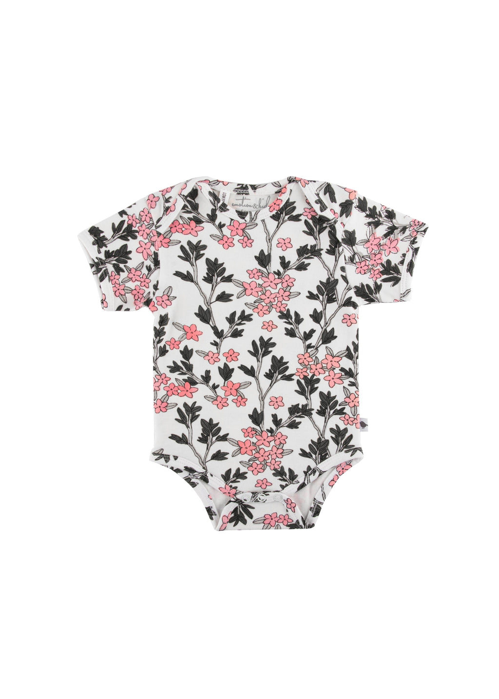 Messy Wildflowers Short Sleeve Bodysuit