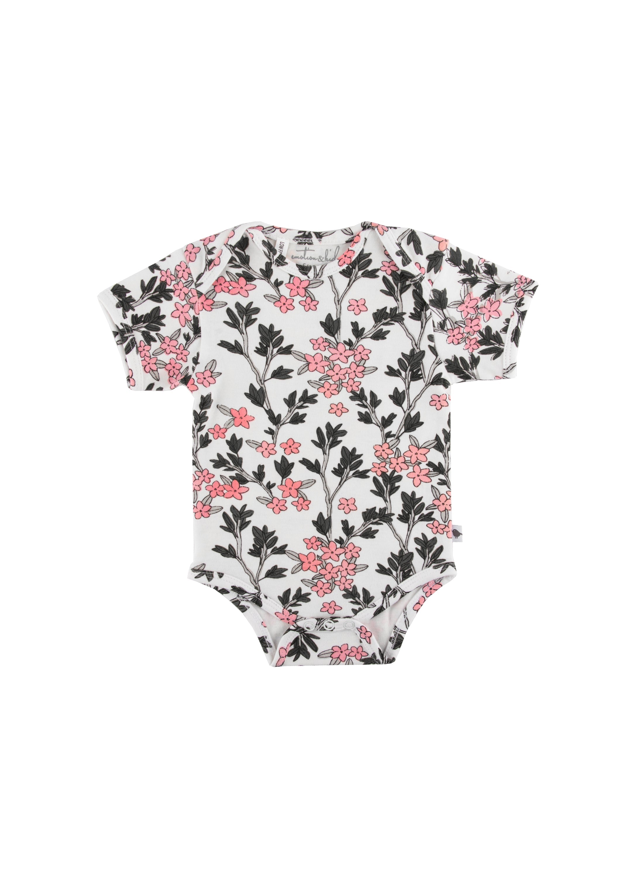 Messy Wildflowers Short Sleeve Bodysuit