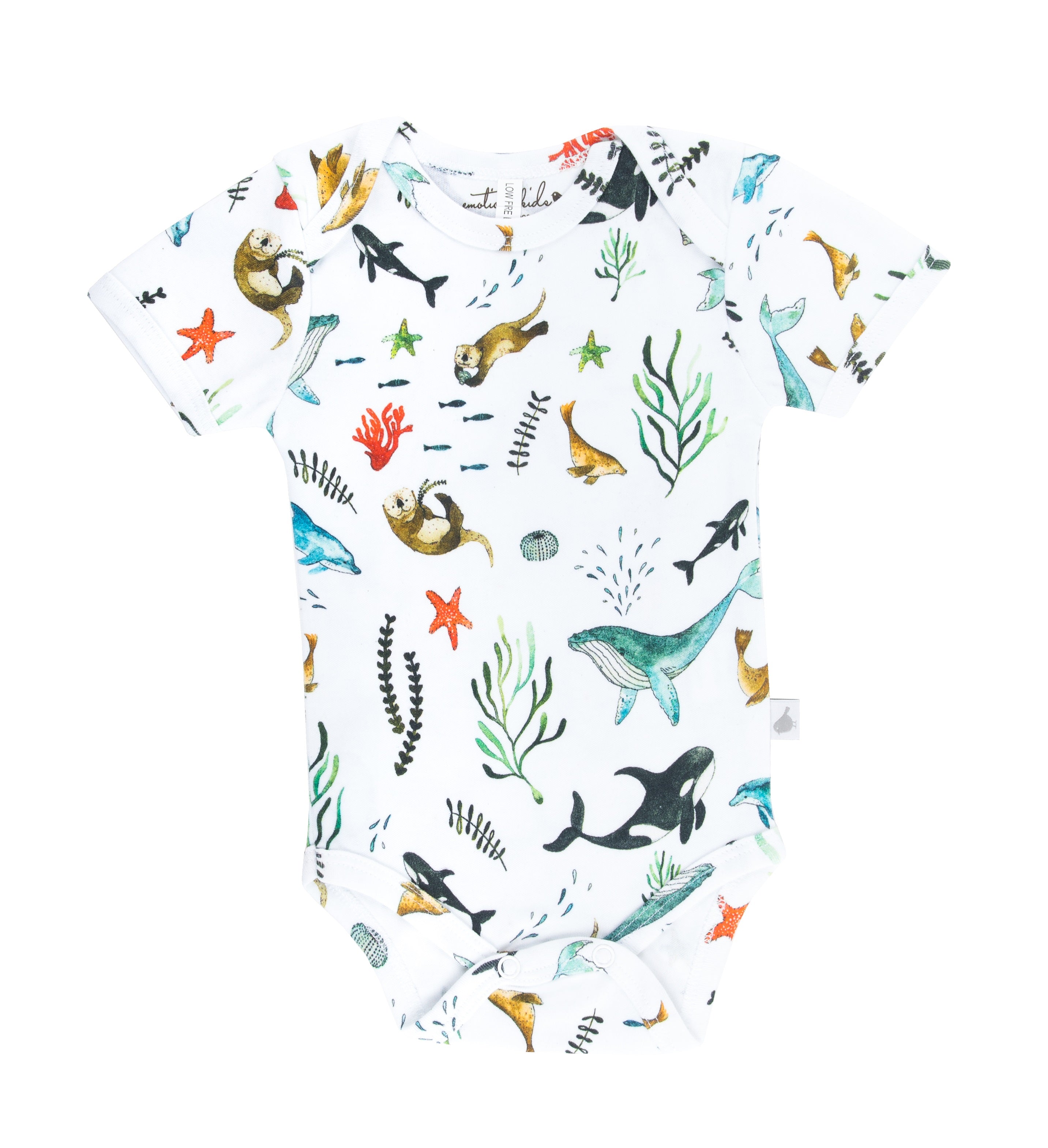 Under the Sea Organic Cotton Short Sleeve Bodysuit