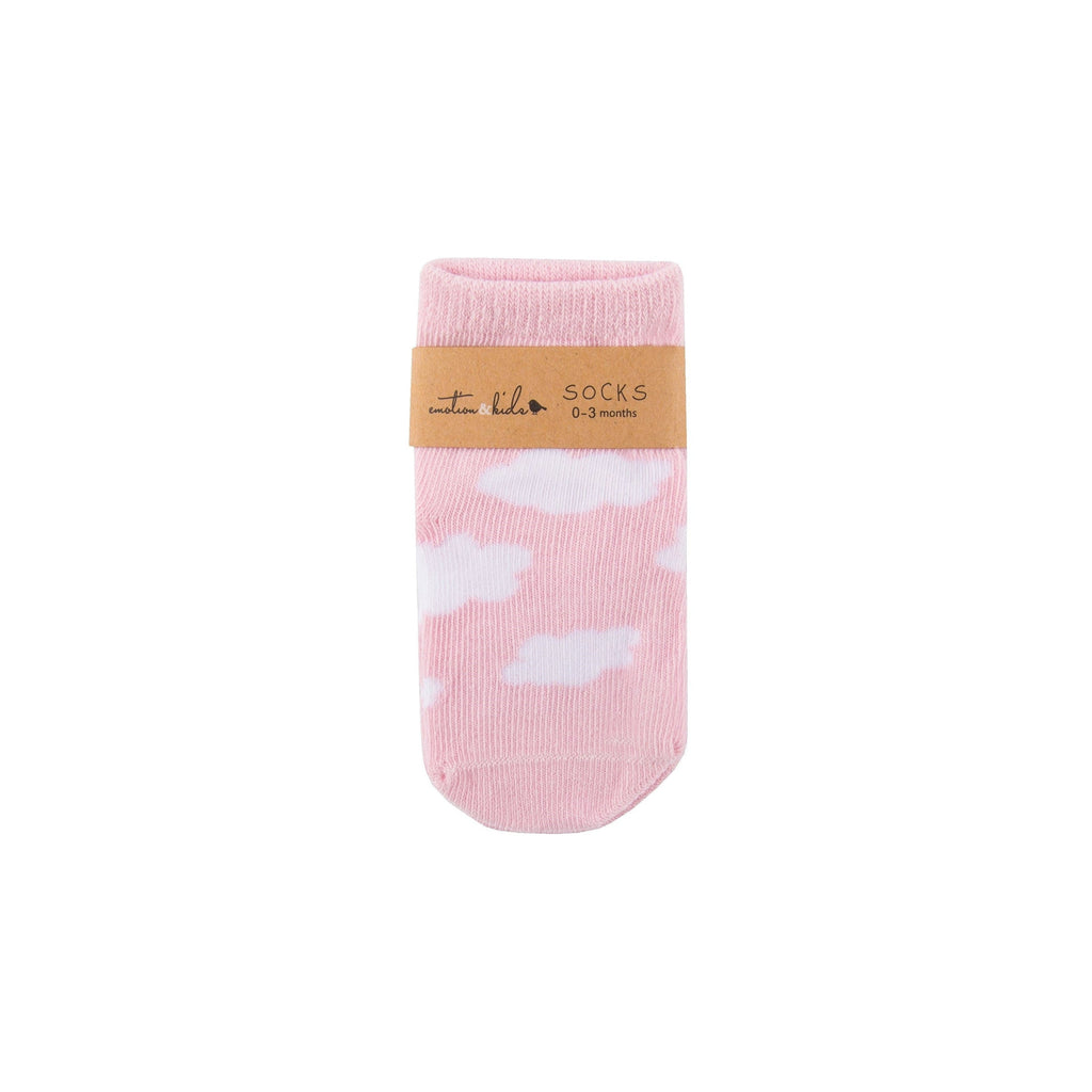Pink Clouds Socks - Pair
