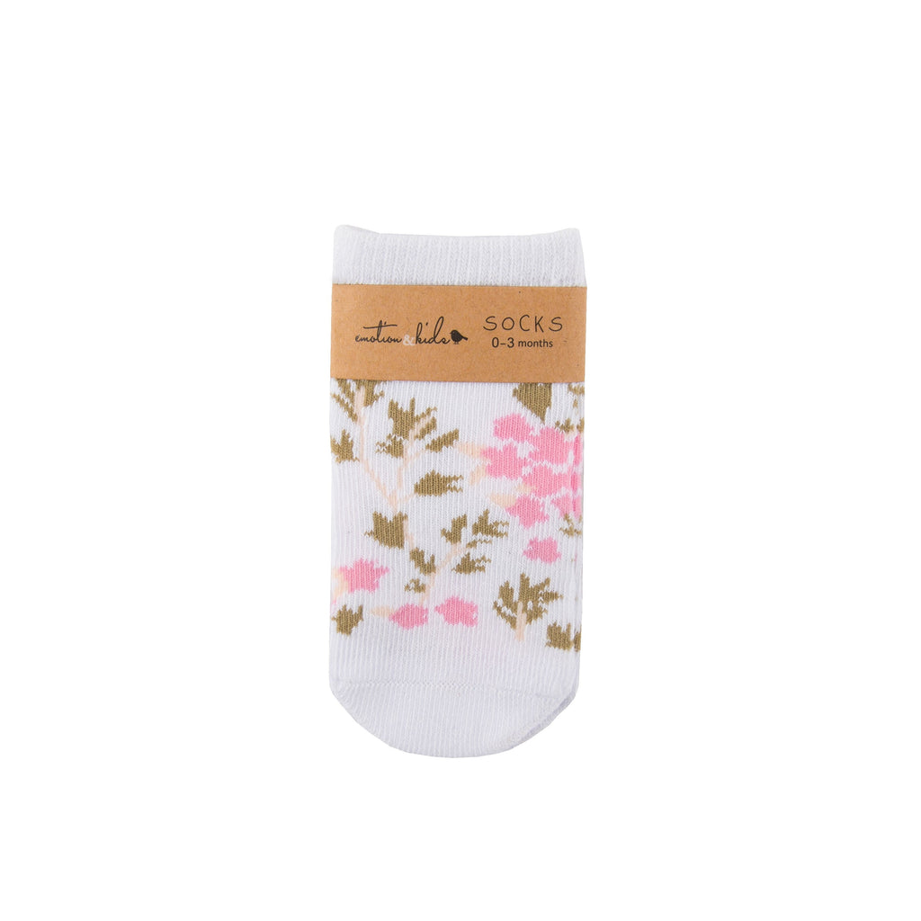 Messy Wild Flowers Socks - Pair