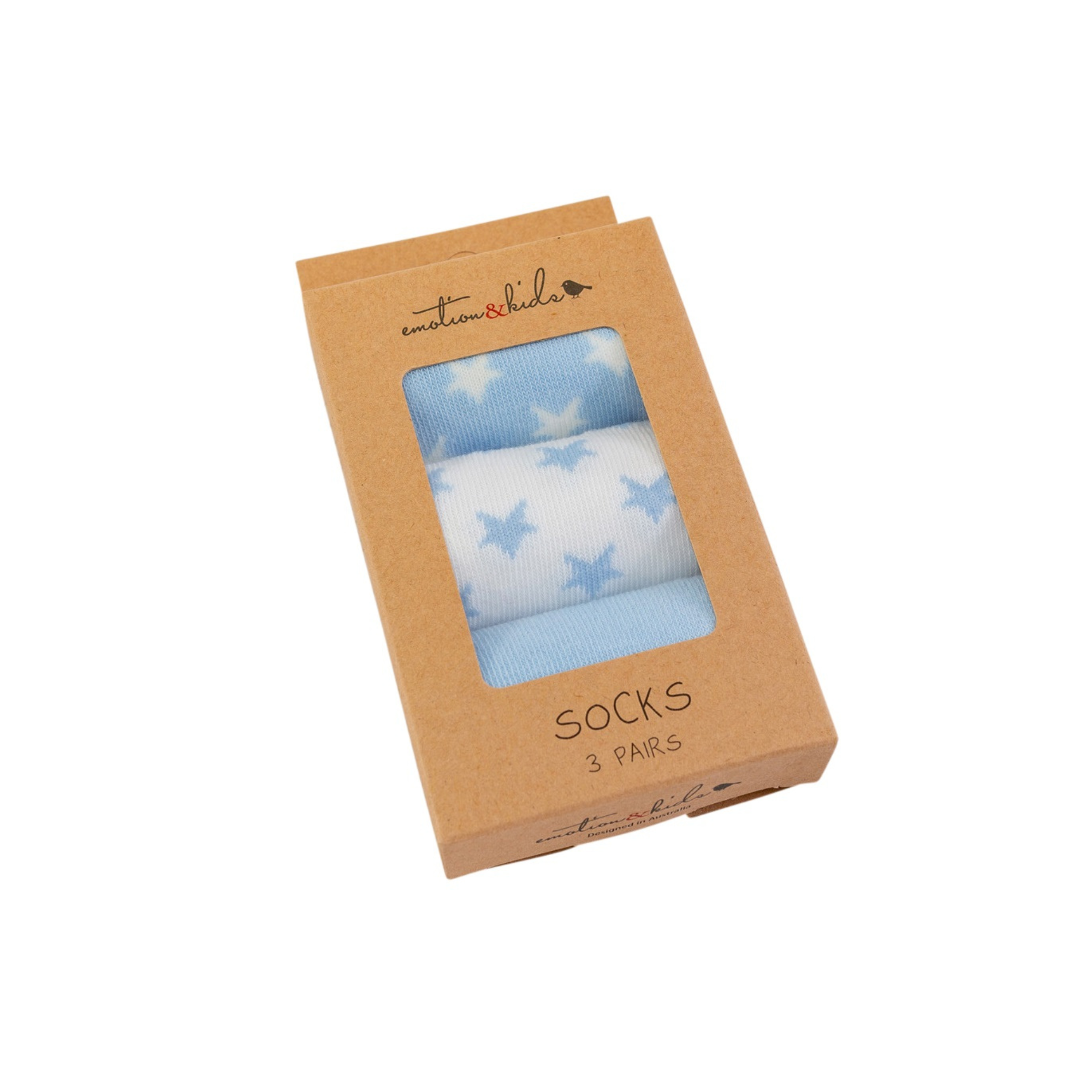 Blue Stars Socks - 3 Pack