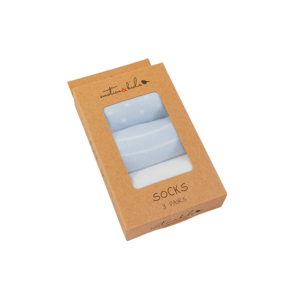 Blue Classic Socks - 3 Pack