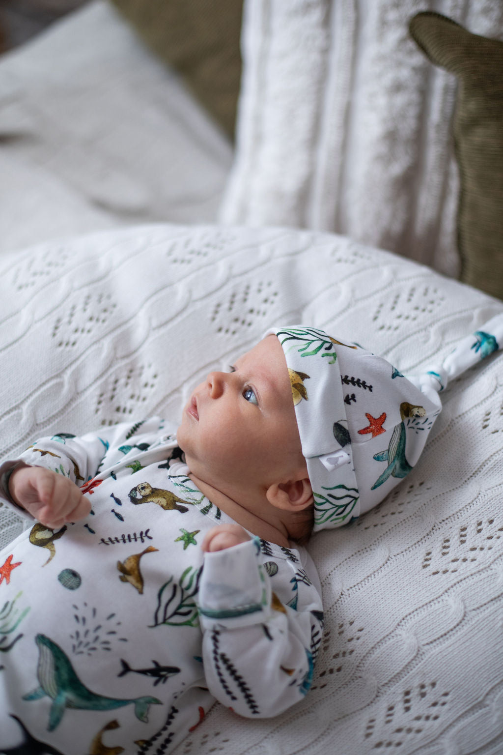 Under the Sea Organic Cotton Beanie