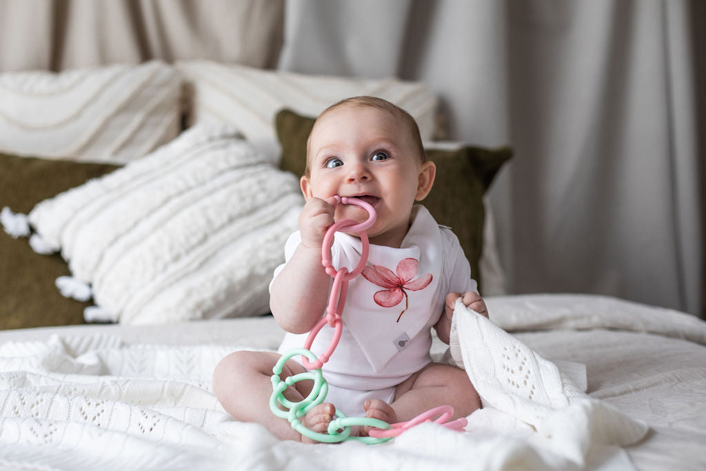 Fleur Organic Cotton Bandana Bibs - 2 Pack