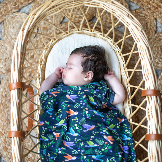 Hummingbirds Organic Cotton Wrap