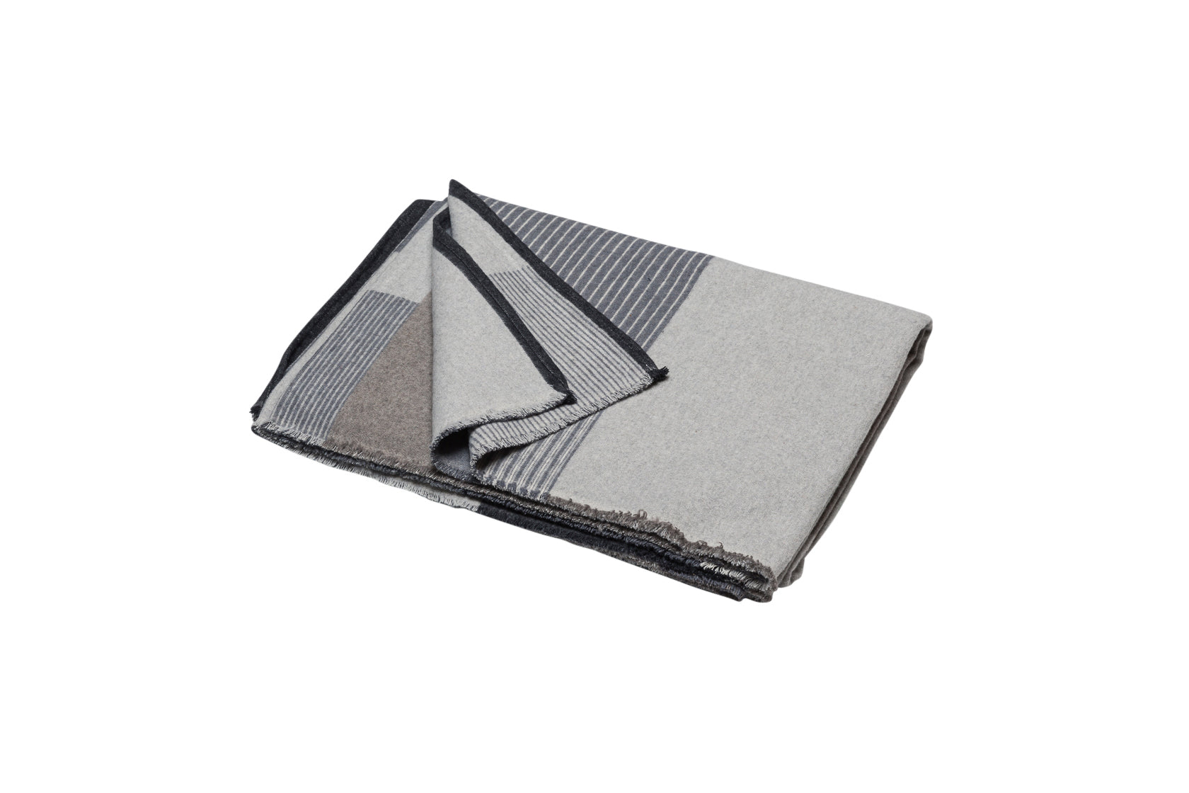 Charcoal Patches Luca Throw