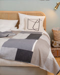 Charcoal Patches Luca Throw