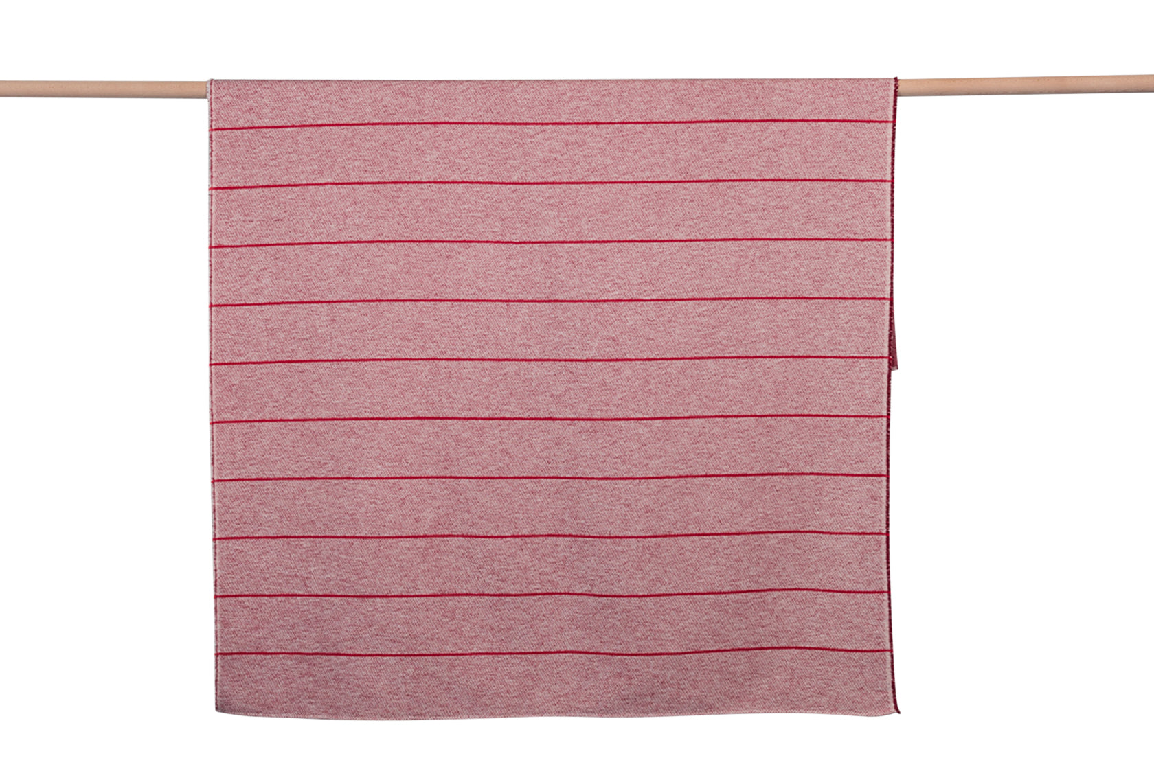 Burgundy Structured Stripes Luca Throw