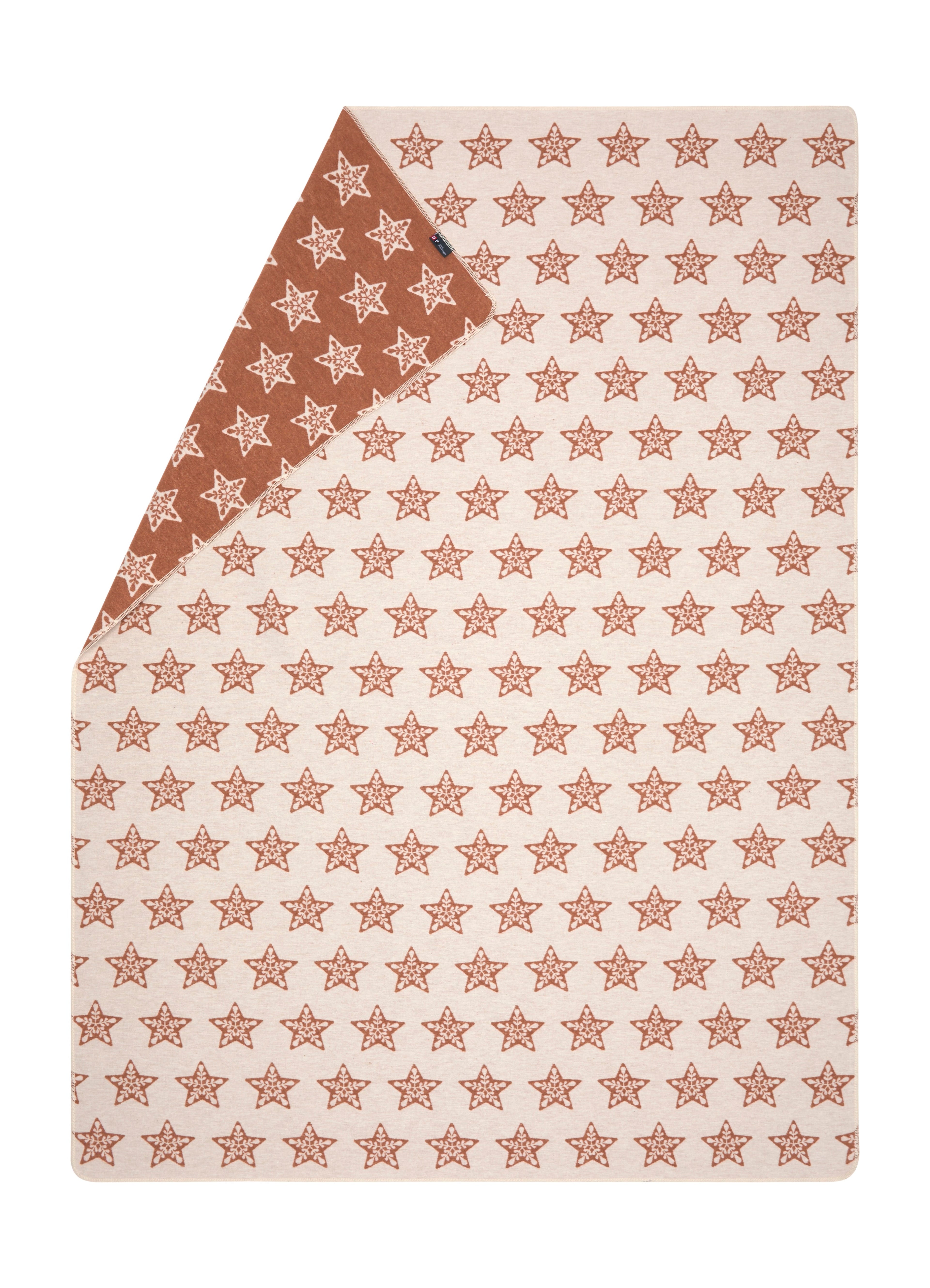 Off White Stars Allover Silvretta Throw