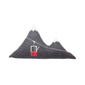 Charcoal Mountain Gondola (Filled) Cushion