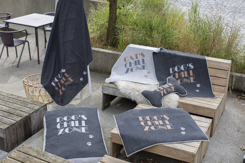 Charcoal Chill Zone Bone Cushion