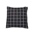 Black Checkered Nova Cushion 40 x 40 cm