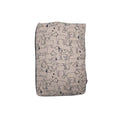 Ecru & Grey Best Friends Allover Dog Bed 60 x 90 cm