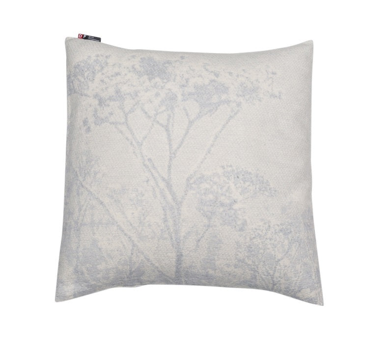 Light Blue Frosty Grass Cushion 50 x 50 cm