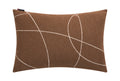 Cork Fine Lines Crossed Nova Cushion 40 x 60 cm