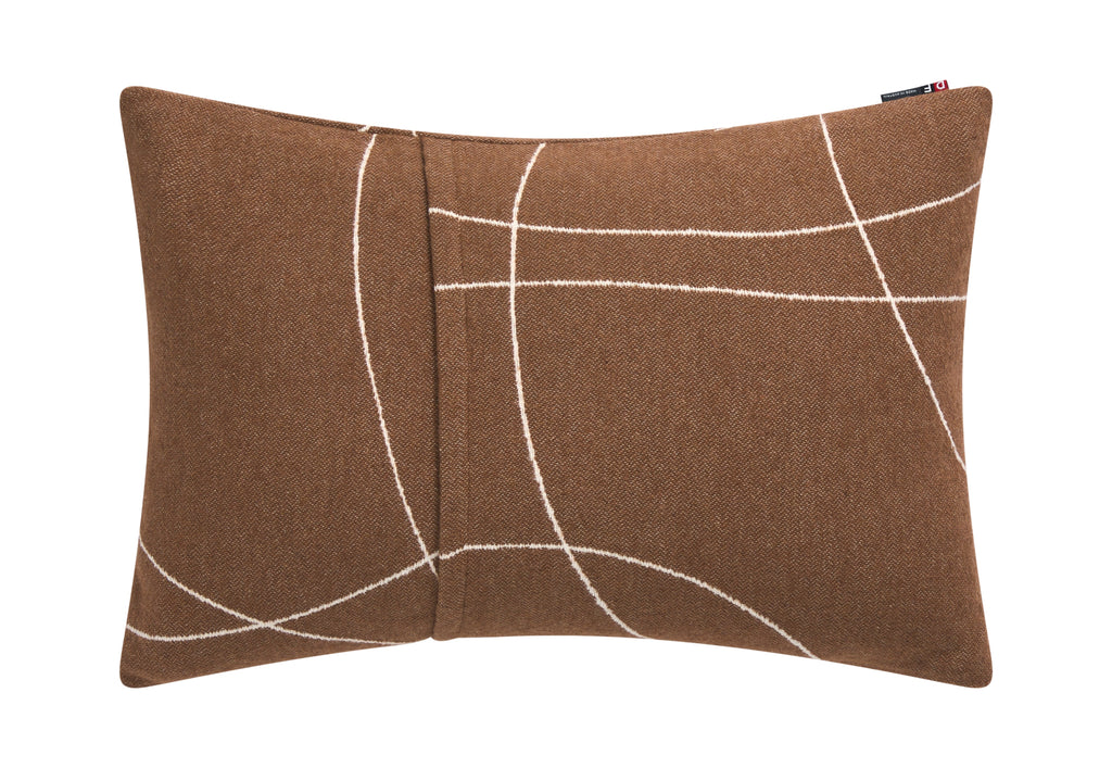 Cork Fine Lines Crossed Nova Cushion 40 x 60 cm
