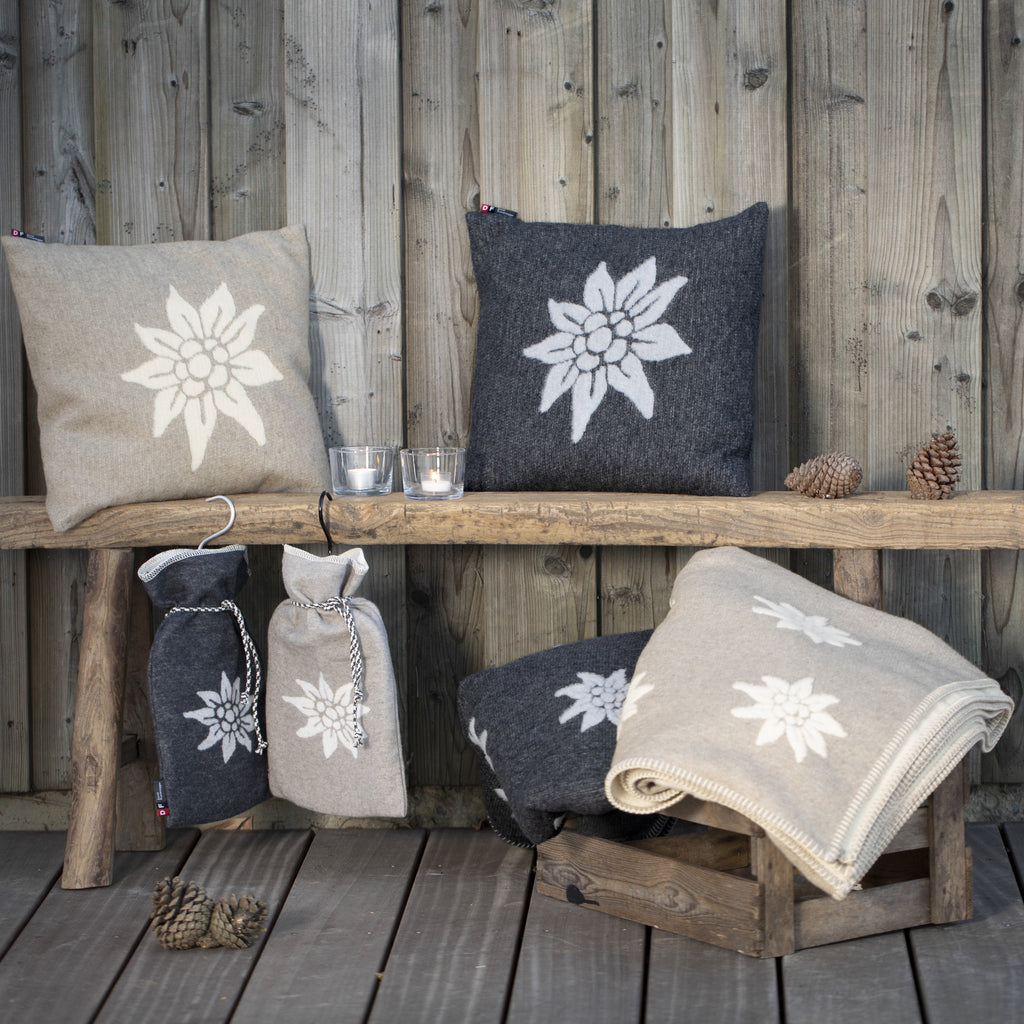 Smoke Edelweiss Cushion 40 x 40 cm