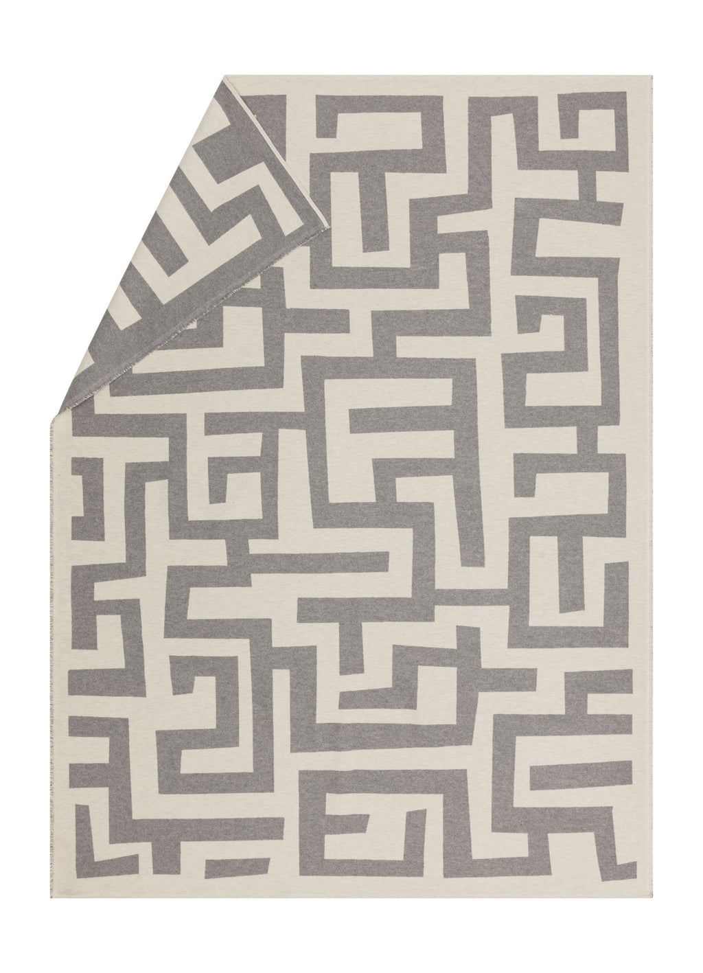 Grey Maze Luca Throw