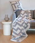 Grey Maze Luca Throw