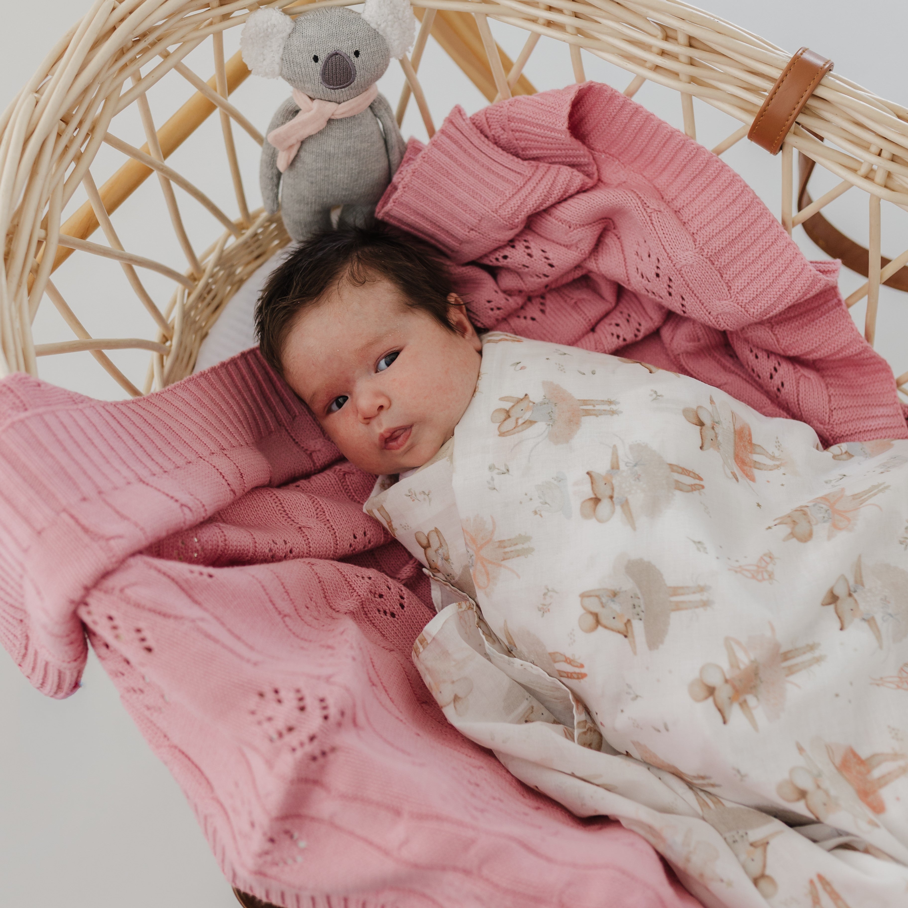 Ballerina Mouse Muslin Wrap