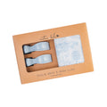 Dusty Blue Vintage Farm Muslin Wrap & Pram Clip Set