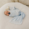 Blue Muslin Wrap