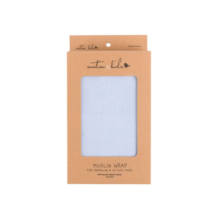 Blue Muslin Wrap