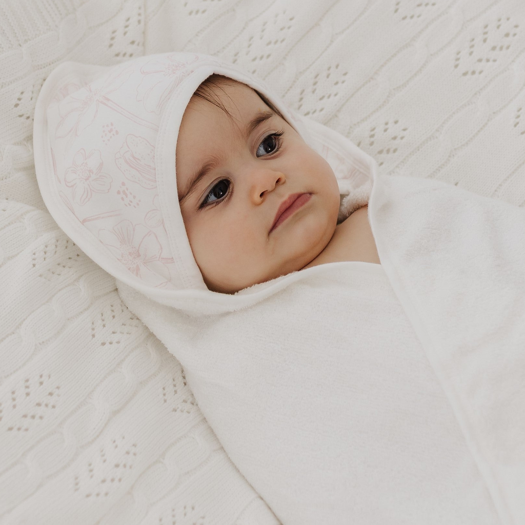 Botanical Baby Hooded Towel