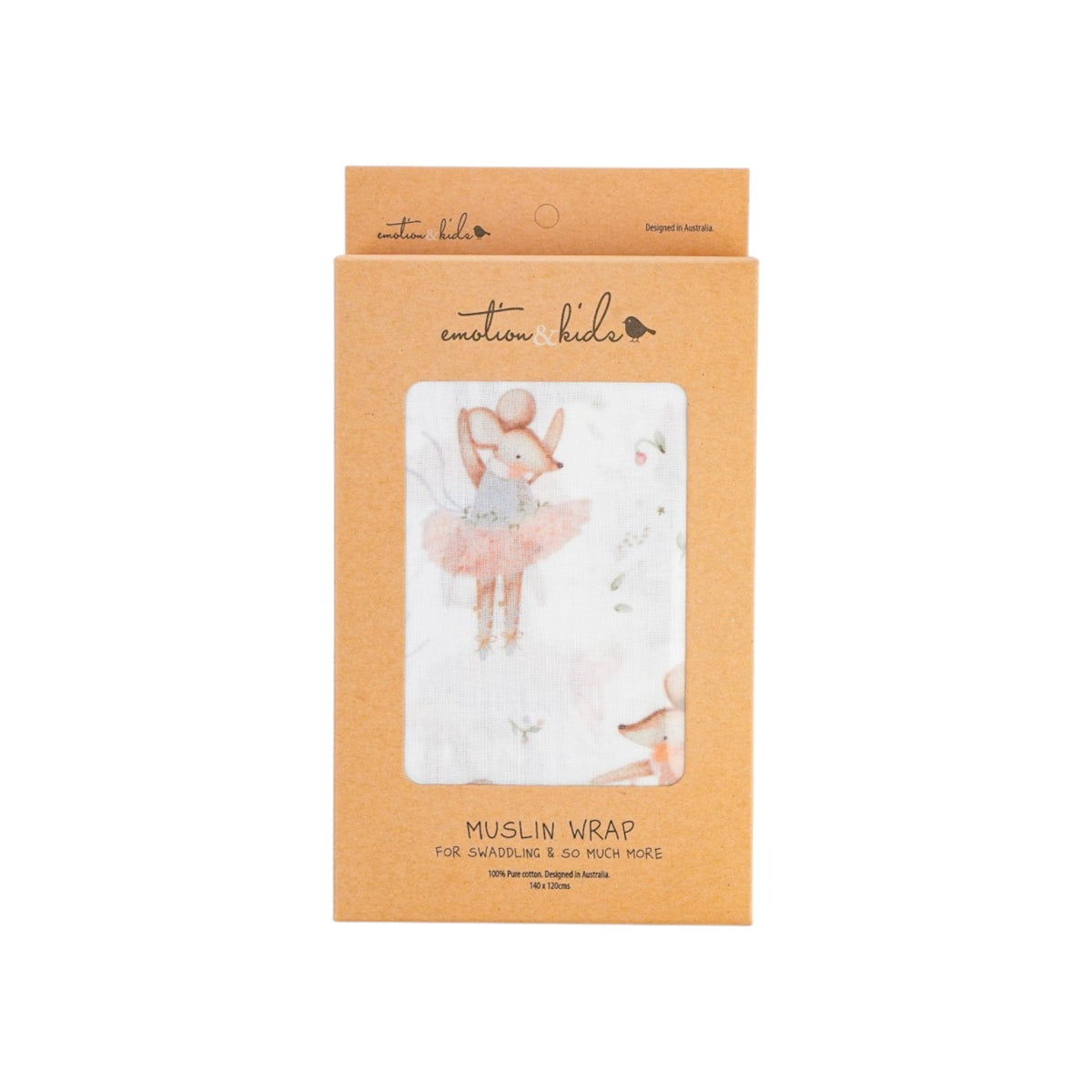 Ballerina Mouse Muslin Wrap