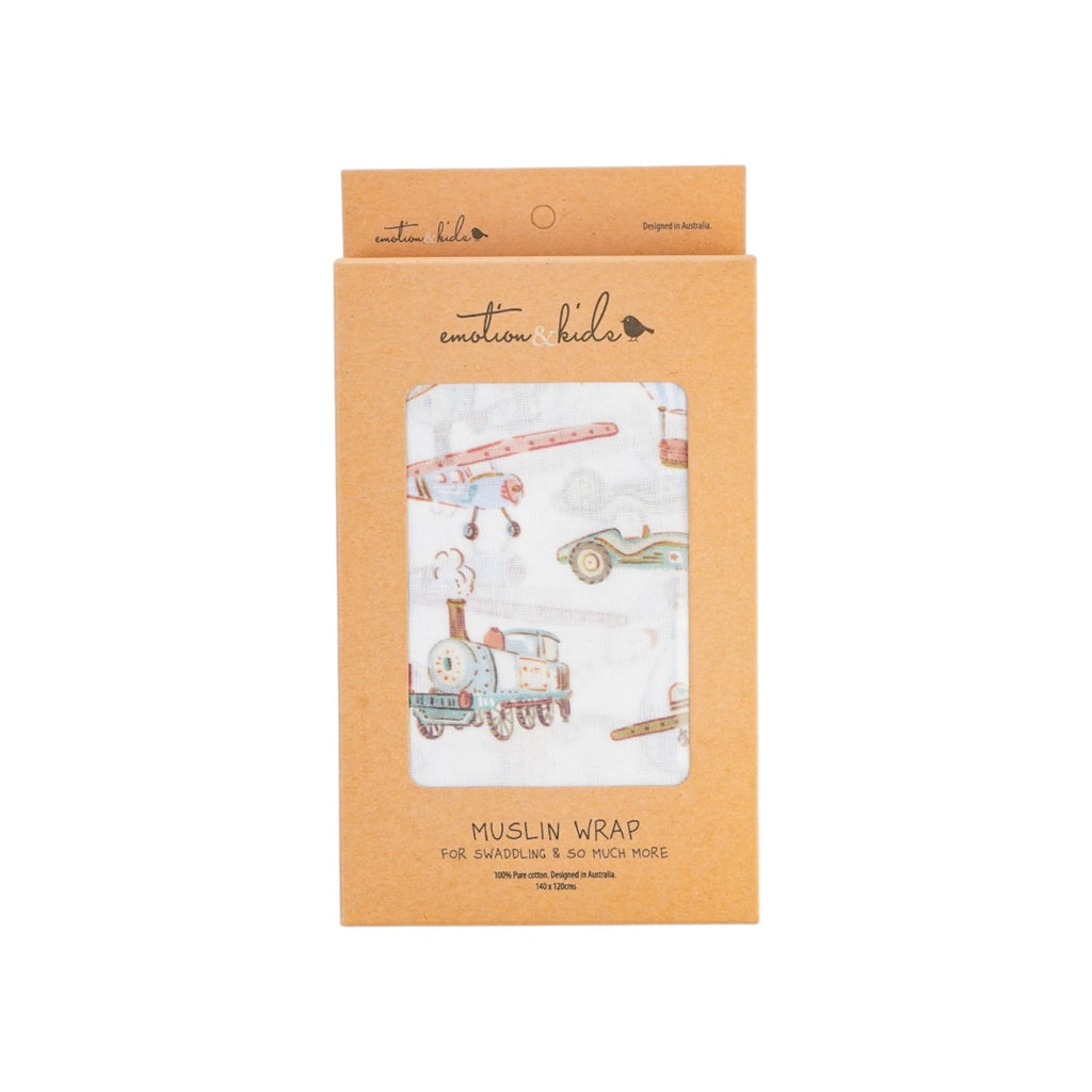 Vintage Transport Muslin Wrap