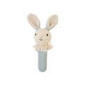 Dusty Blue Nibbles Bunny Knitted Rattle
