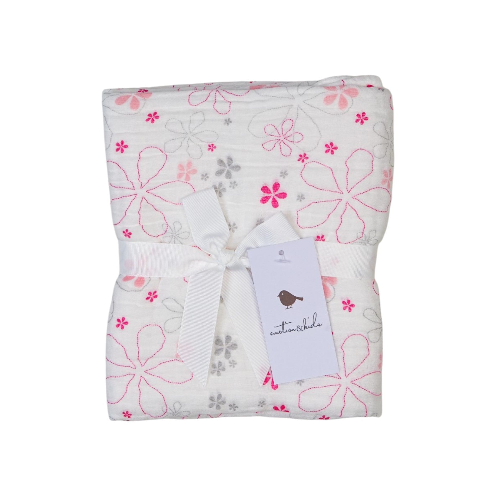 Flower Muslin Blanket