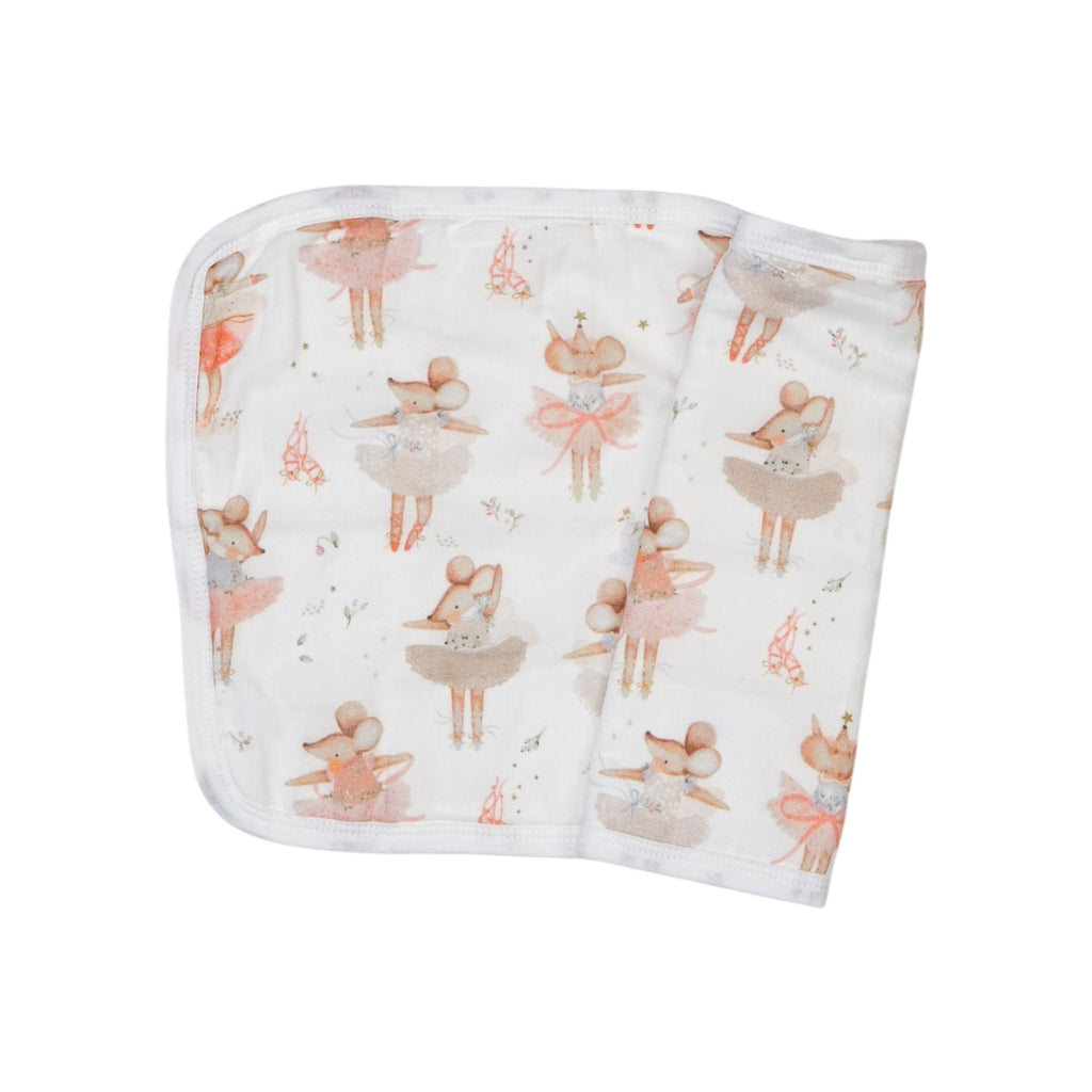 Ballerina Mouse Baby Washcloths - 2 Pack