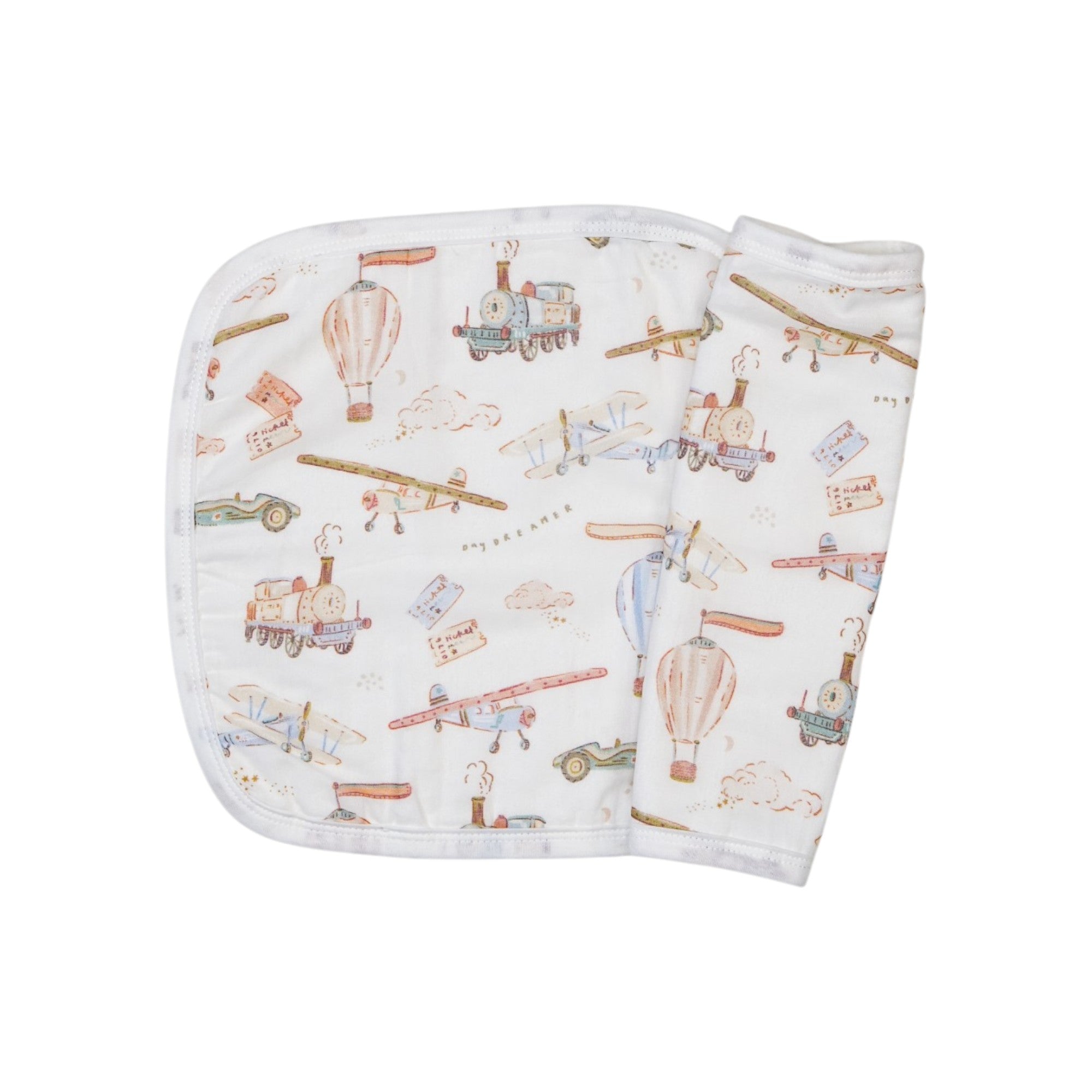 Vintage Transport Baby Washcloths - 2 Pack