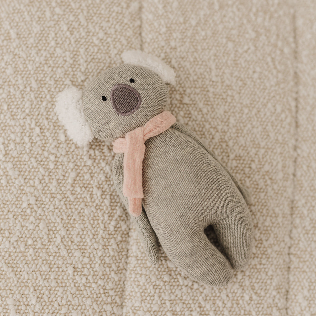 Dusty Pink Koa the Koala Rattle Doll