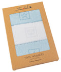 Blue Star & White Teddy Bear Face Washer 3 Pack